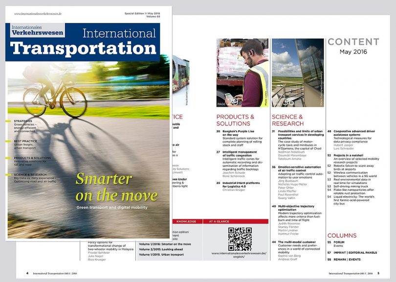 Smarter on the move : International Transportation : english_1-2016