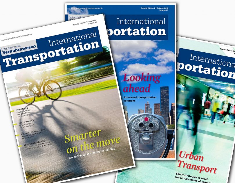 International Transportation – the english-language edition of Internationales Verkehrswesen – is a special interest magazine from Trialog Publishers
