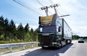 Elektromobilität mit Siemens-Oberleitungssystem für LKW