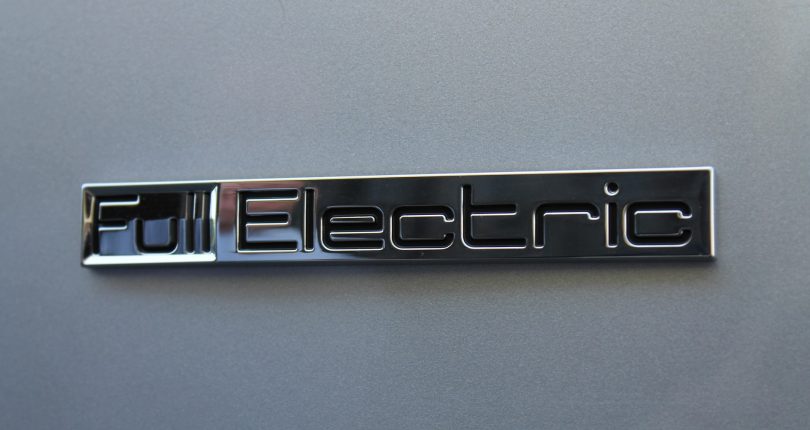 Elektroauto schild