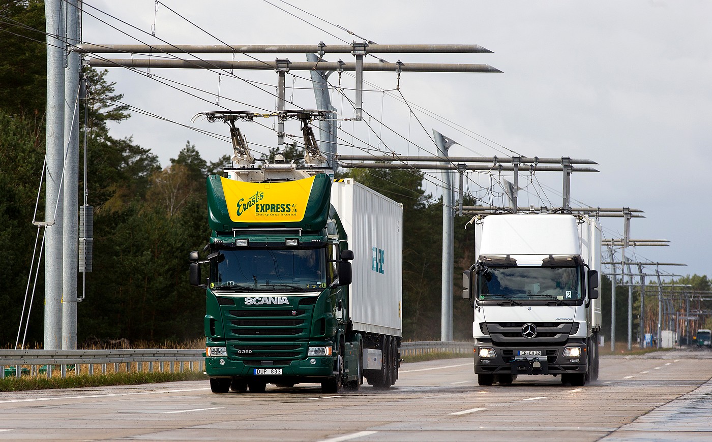 Siemens baut ersten eHighway für elektrische LKW in Deutschland