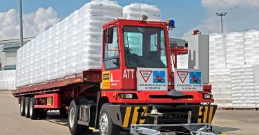 Katoen Natie driverless truck Singapore