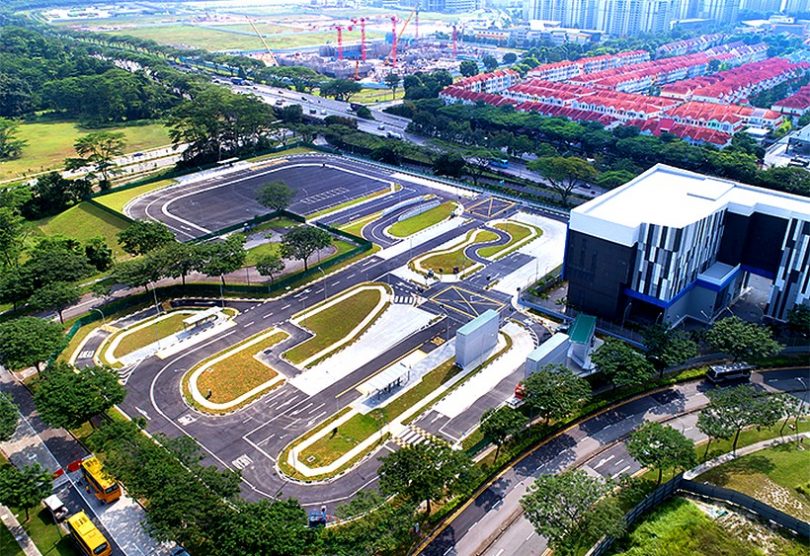 Testzentrum für autonome Fahrzeuge in Singapur