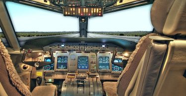 Cockpit ohne Piloten
