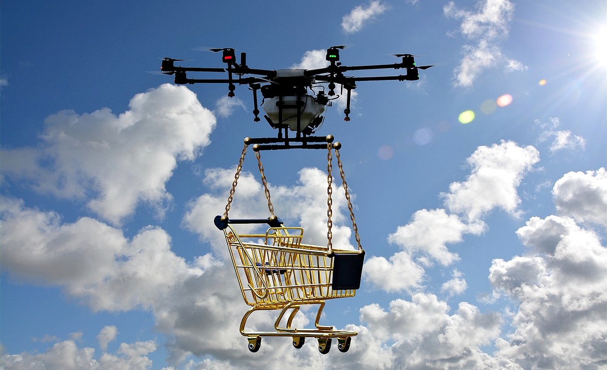 Logistics and Delivery Towards Autonomous Mobile Robots and Drones