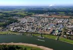 Ineos-Raffinerie in Köln - Butan Gastanker