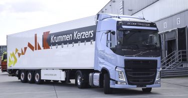 Krummen Kerzers hat 20 mit LNG betriebene Volvo-LKW angeschafft. Foto: Krummen Kerzers