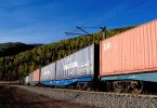 Container train sent from the Kaliningrad port