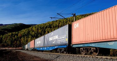 Container train sent from the Kaliningrad port