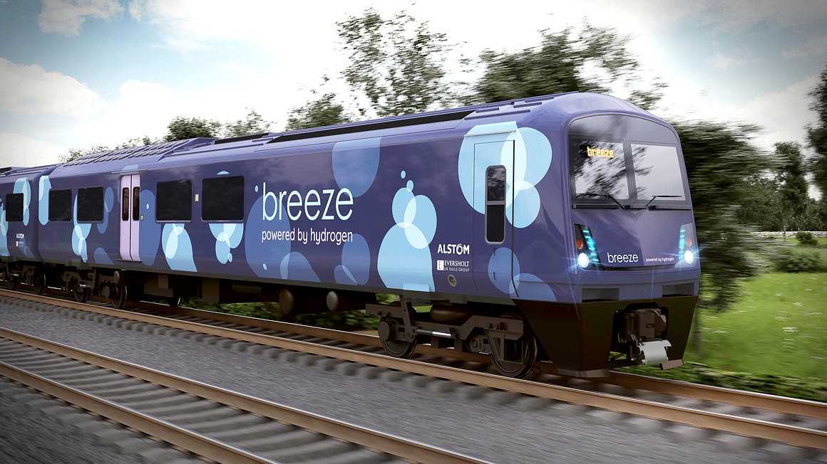 Breeze: Alstom's and Eversholt Rail's hydrogen multiple-unit proposal
