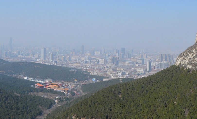 china ozone pollution city