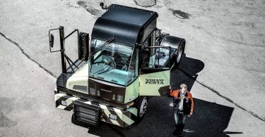 emission-free terminal tractor featuring a Volvo Penta electric driveline