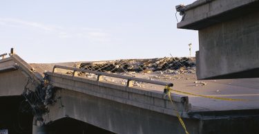 collapsed bridge