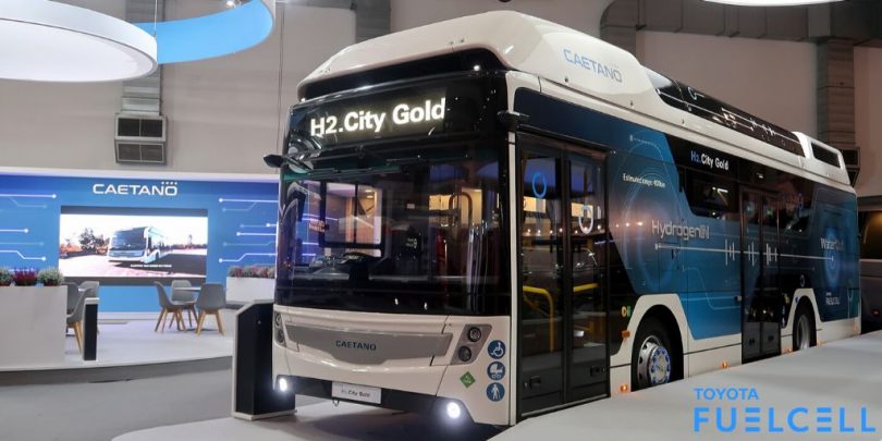 Caetano Bus SA mit Toyota Brennstoffzellentechnik