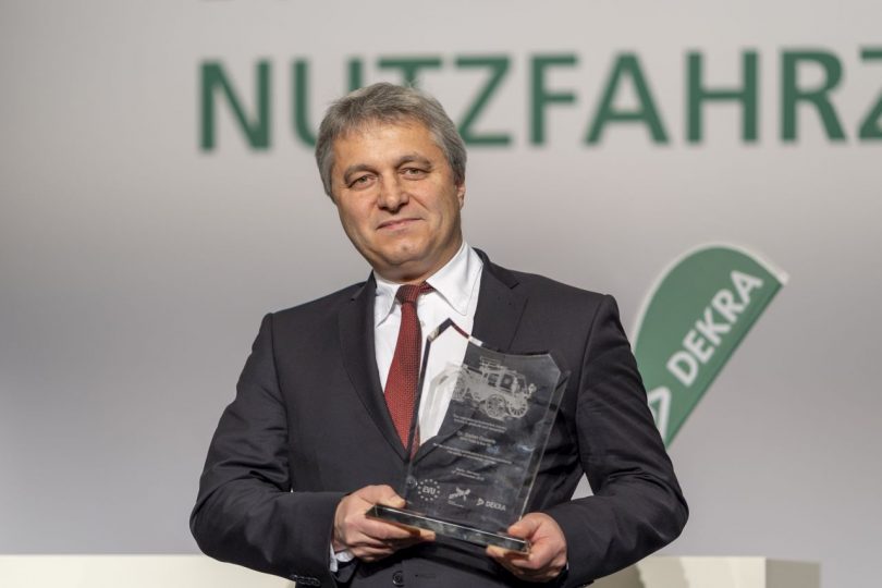 Dr. Stefan Guserle ist mit dem Europäischen Sicherheitspreis Nutzfahrzeuge 2019 ausgezeichnet