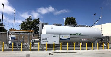 Hydrogen station in Santa Ana, California. © Trillium