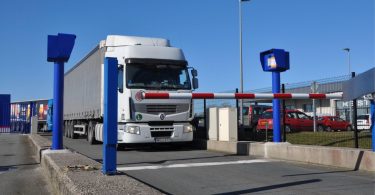 Bosch Secure Truck Parking spaces at the German-Danish border