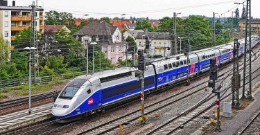 TGV-Hochgeschwindigkeitszug von Alstom.