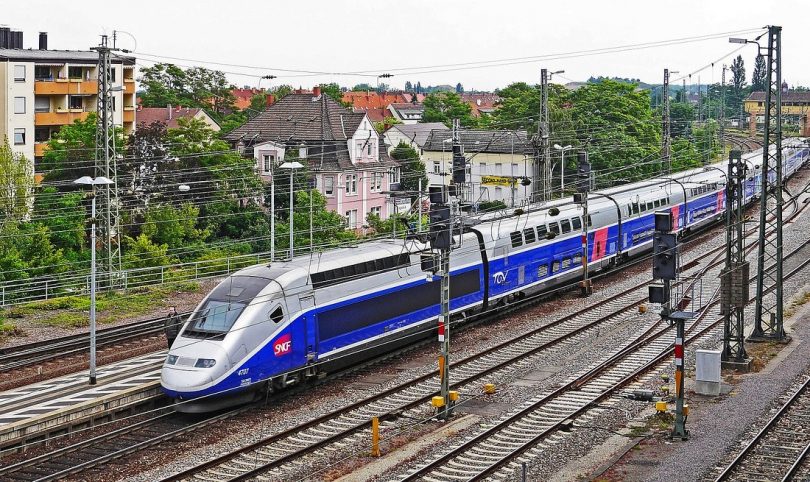 TGV-Hochgeschwindigkeitszug von Alstom.