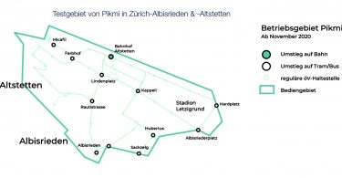 Pikmi: VBZ und ViaVan lancieren digitalen Rufbus in Zürich