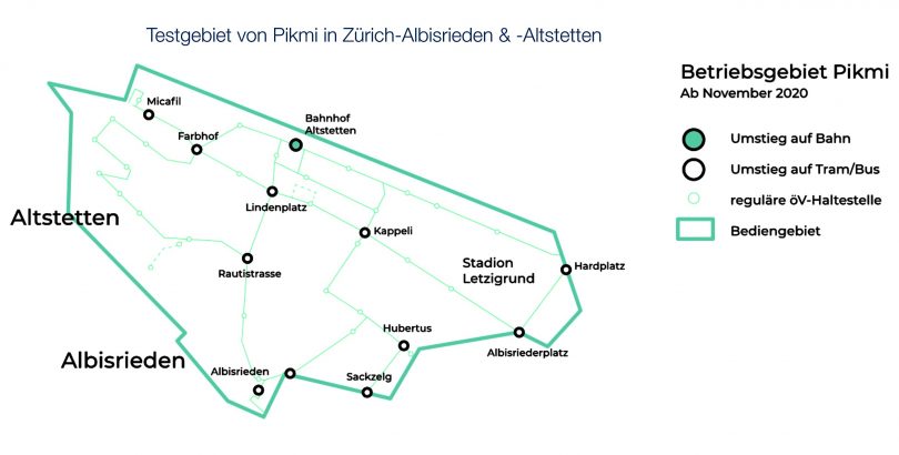 Pikmi: VBZ und ViaVan lancieren digitalen Rufbus in Zürich