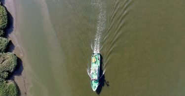 Die Kraft der Schiffswellen