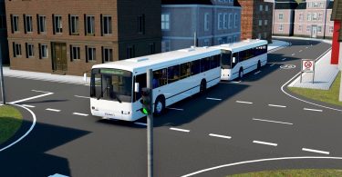 Münchner Stadtbus der Zukunft fährt in Kolonne