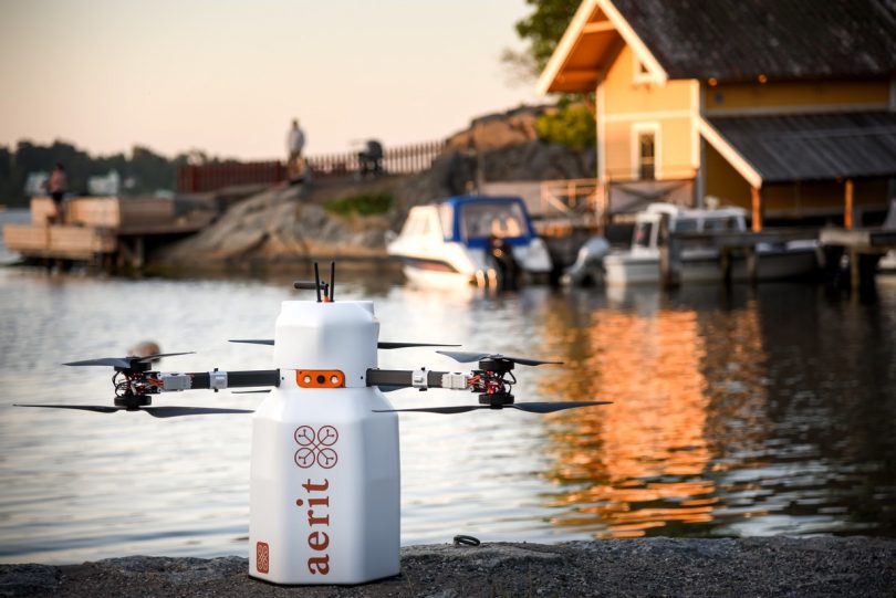Aerit: Sweden's first commercial food delivery by Nimbi