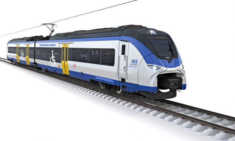 Niederbarnimer EisenbahnNEB least von Alpha Trains batterieelektrische Hybrid-Züge