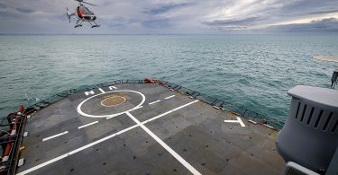 VSR700 autonomous take-off and landing capabilities tested at sea
