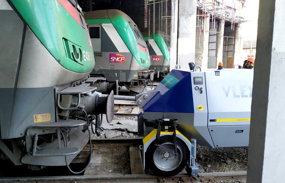 The compact VLEX 20 model at Fret SNCF in Modane