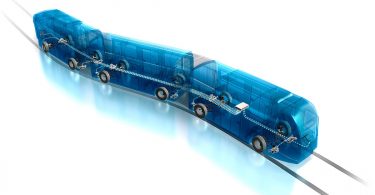 Steering system for high-capacity buses