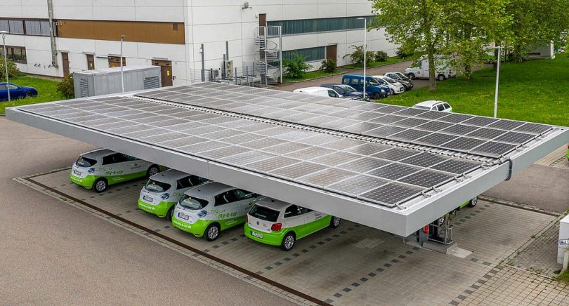 Photovoltaik-Anlagen auf Parkplätzen in BW gefördert