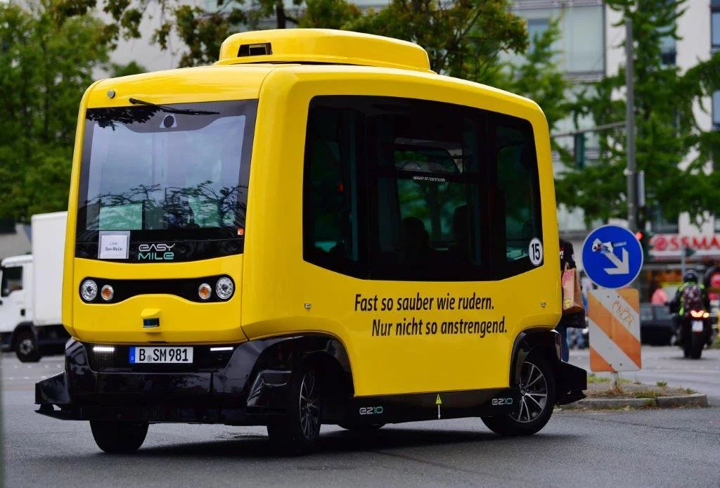 Sie Fahren Im Stadtverkehr Auf Trockener Fahrbahn NoWeL4 – Autonome E-Kleinbusse im Testfeld Stadtverkehr